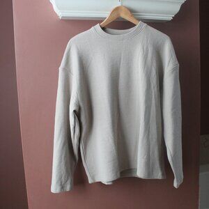 NWT Men’s Denim and Flower Ricky Singh Long Sleeve Knit Shirt Medium Beige Tan